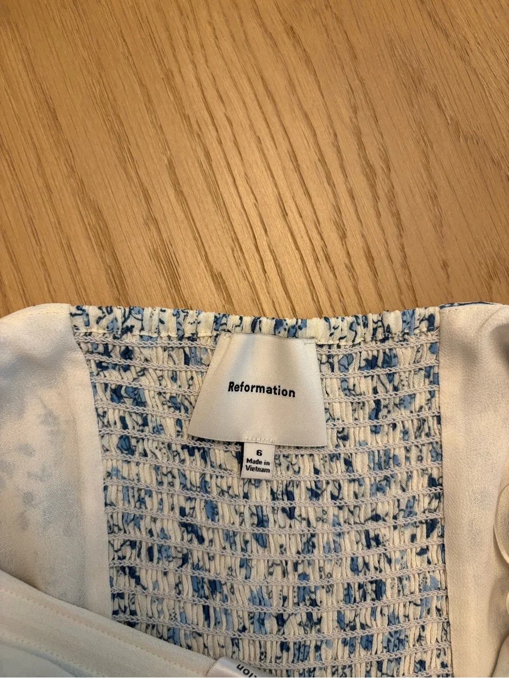 Reformation Marin Top Floral Blouse